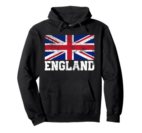 Union Jack Flagge UK England United Kingdom Roots Herren Damen Pullover Hoodie von Union Jack Flag UK England United Kingdom Roots