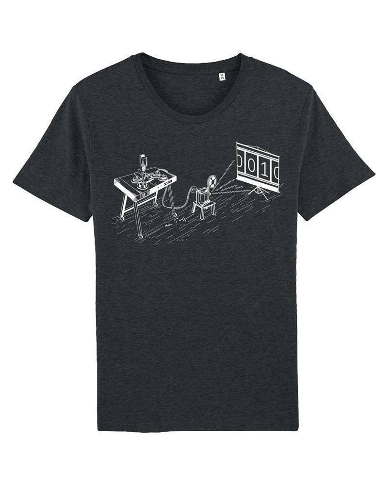 Science-T-Shirt Informatik Modell: Turingmaschine von Unipolar