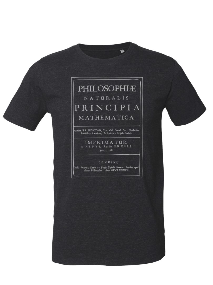 Science-T-Shirt Physik Modell: Principia Mathematica von Unipolar