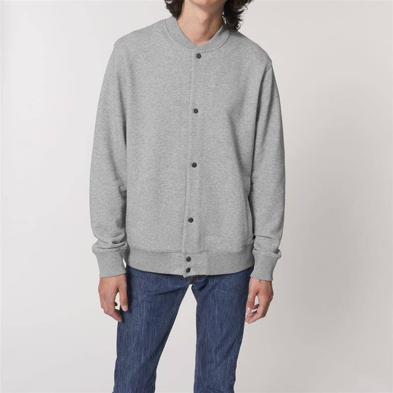Sweatjacke Modell: Boston mit Knopfleiste von Unipolar