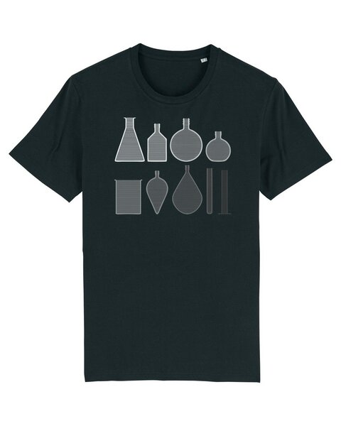 Unipolar Chemie T-Shirt | Laborgläser von Unipolar