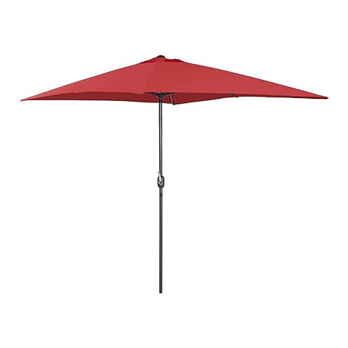 Uniprodo UNI-UMBRELLA-SQ2030BO-N | Sonnenschirm | groß bordeaux rechteckig 200 x 300 cm | Gartenschirm | Terrassenschirm | Sonnenschutz für Balkon, Terrasse & Garten von Uniprodo