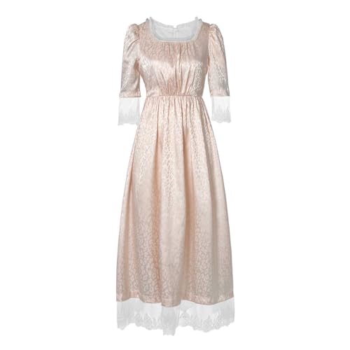 UniqKaliber Regency-Kleid für Damen, Hellrosa, Empire-Taille, Regency-Kostüm, Teeparty, viktorianisches Kleid, rose, S UniqKaliber Regency-Kleid für Damen, Hellrosa, Empire-Taille, Regency-Kostüm, Teeparty, viktorianisches Kleid, rose, S von UniqKaliber