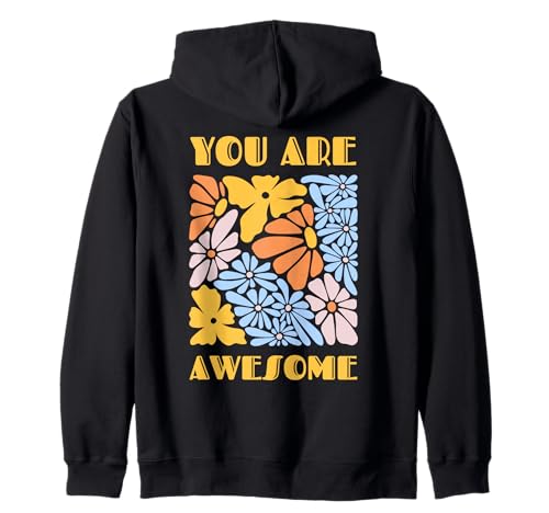 You Are Awesome Boho s für Frauen mit Stil Kapuzenjacke von Unique Bohemian s for Wonderful, Women