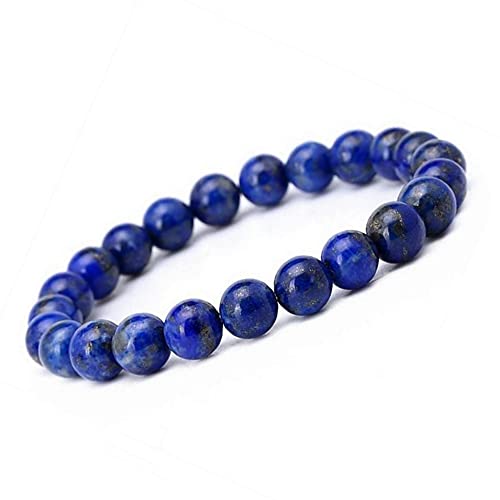 Unique Gems Chakra Armband Damen Perlenarmband echte 6mm Naturstein Perlen Kugelarmband Heilsteine in Juweliers Qualität (Lapislazuli) von Unique Gems