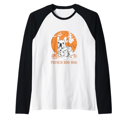 Französischer Boo-Dog Lustige Französische Bulldogge Halloween Männer Raglan Französischer Boo-Dog Lustige Französische Bulldogge Halloween Männer Raglan von Unique Gifts for French Bulldog Enthusiasts