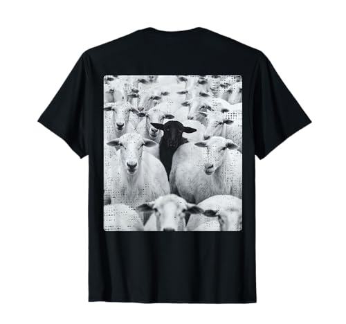 Herren EIN Cooles schwarzes Schaf in der Herde - Verschiedene Schaf-Individuen T-Shirt Herren EIN Cooles schwarzes Schaf in der Herde - Verschiedene Schaf-Individuen T-Shirt von Unique Individuals different to the crowd