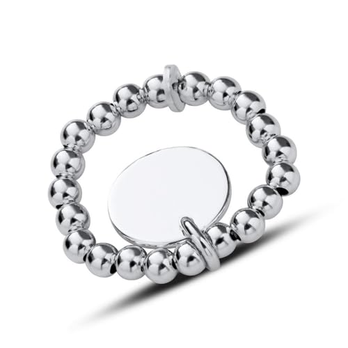Elastischer Kugelring von Unique aus 925er Silber von Unique Sports