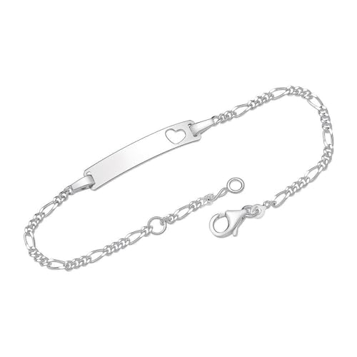 JEWLIX 925 Silberarmband Gravur - Länge wählbar (12-19cm) ID1001 von Unique