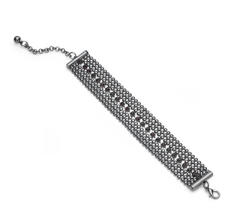 Unique Armband Armband Modeschmuck Damen violette Steine MOA0014 von Unique