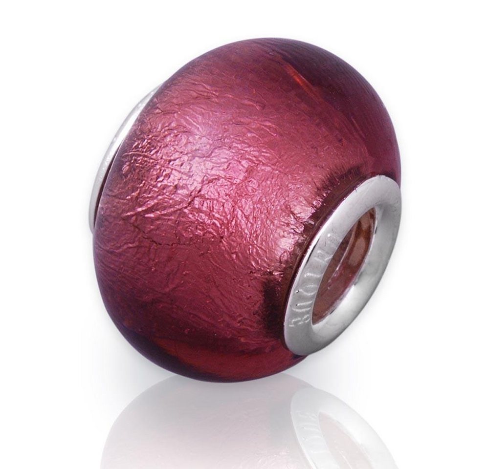 Unique Bead Unique Bead aus Glas mit 925 Silber Fassung BG0212 von Unique