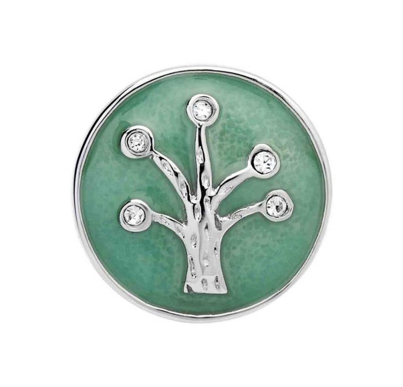 Unique Button Unique Button Emaille in Form von Ast mit Zirkonia BT0030 von Unique