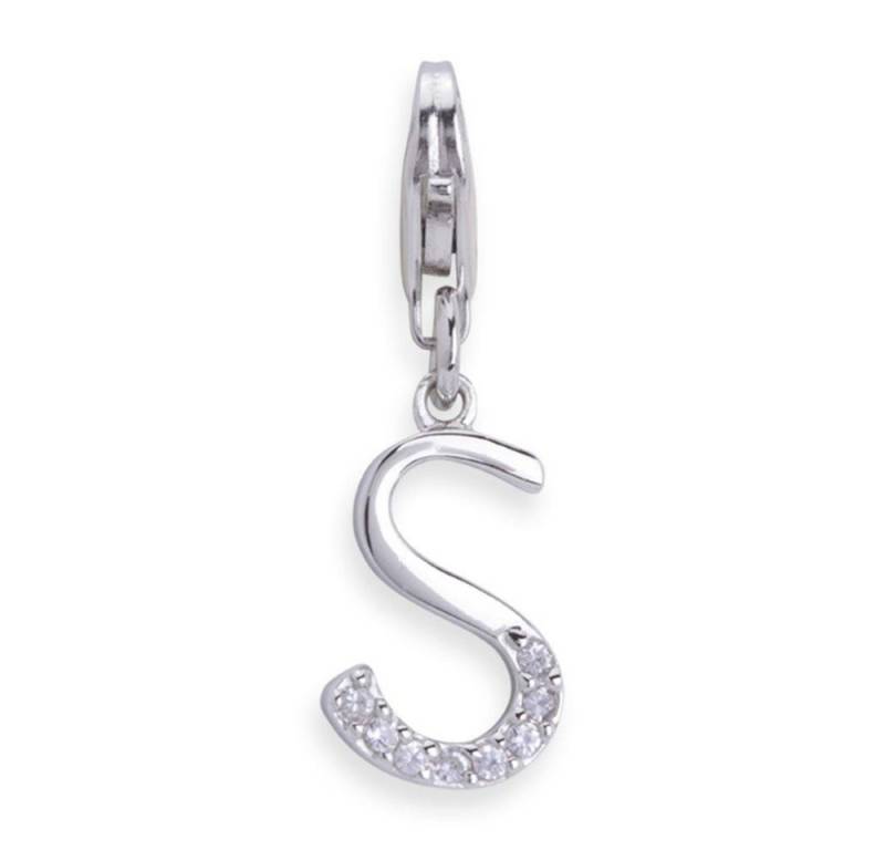 Unique Charm-Einhänger Unique Silber Charm mit Karabiner für Basisarmbänder CH0179 von Unique