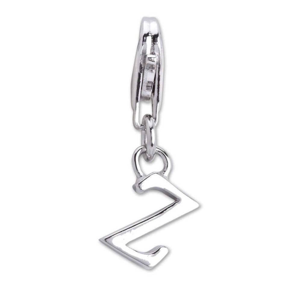 Unique Charm-Einhänger Unique Silber Charm mit Karabiner für Basisarmbänder CH0281 von Unique