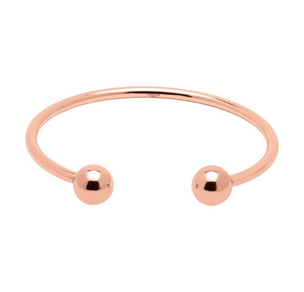 Unique Edelstahlarmband Armreif Edelstahl rosévergoldet von Unique