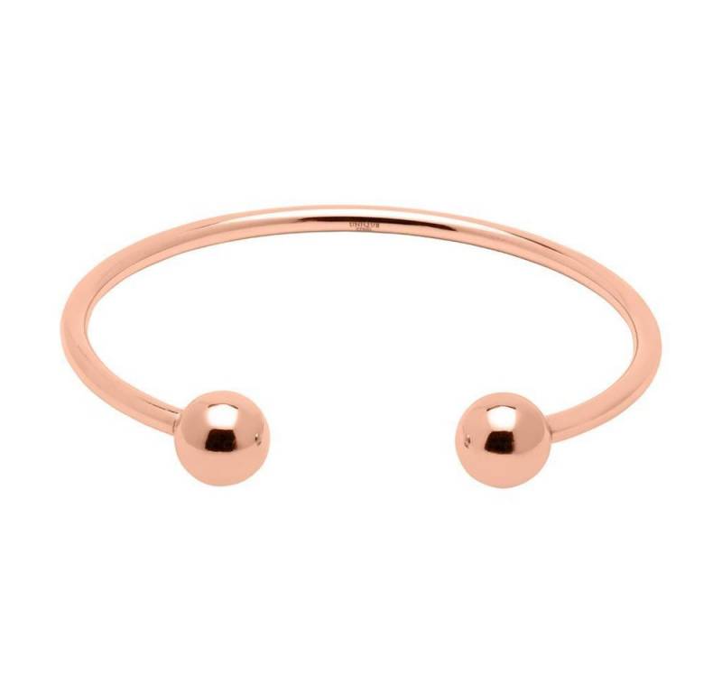 Unique Edelstahlarmband Armreif Edelstahl rosévergoldet von Unique