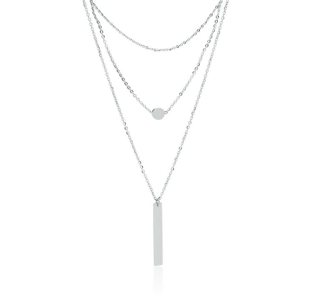 Unique Edelstahlkette Dreireihige Kette Edelstahl von Unique