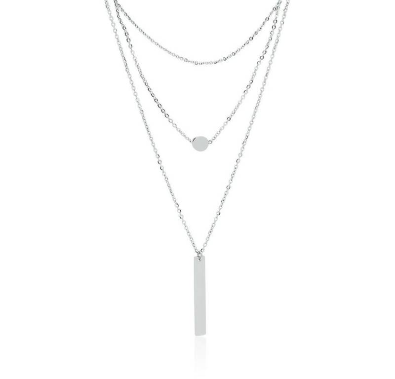 Unique Edelstahlkette Dreireihige Kette Edelstahl von Unique