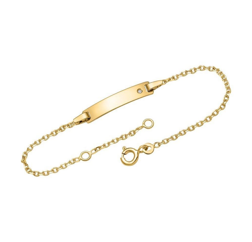 Unique Goldarmband Unique Armband für Damen aus 14K Gold mit Diamant von Unique