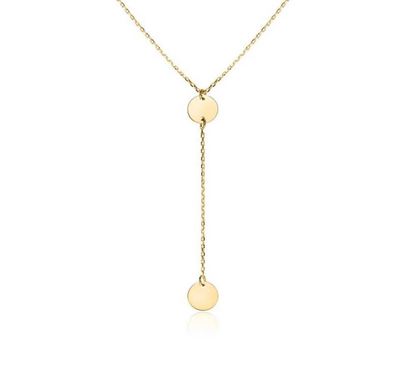 Unique Goldkette 9K Goldkette für Damen in Y-Optik von Unique von Unique