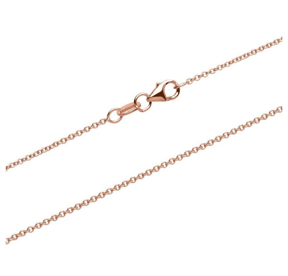 Unique Goldkette Roségoldene Ankerkette aus 375er Gold GC0008 (Länge: 38cm) von Unique