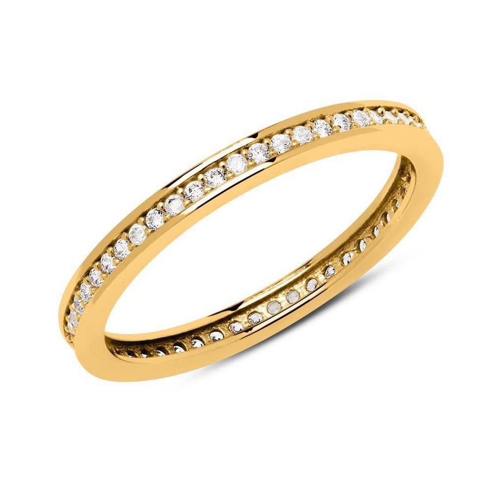 Unique Goldring 333er Gold Eternity Ring Zirkonia Unique GR0159 (Größe: 50mm) von Unique