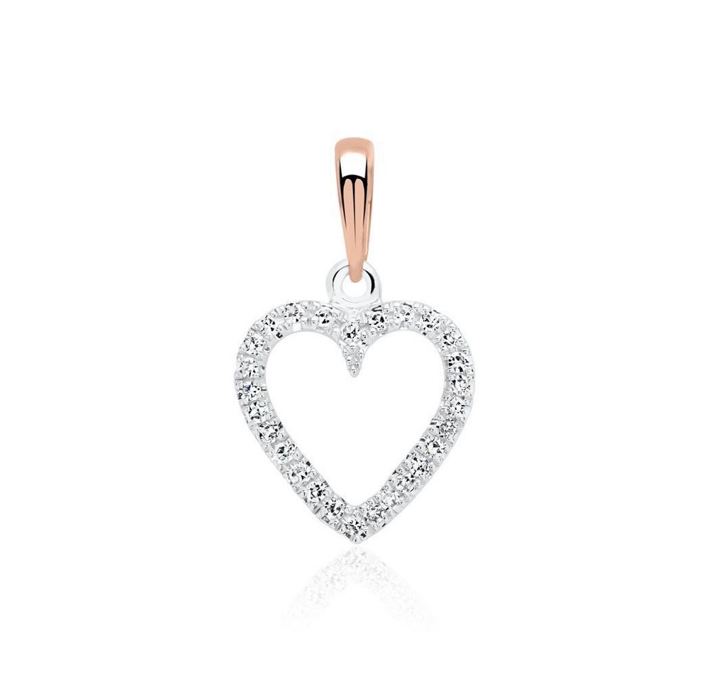 Unique Kettenanhänger Anhänger 14K Weißgold Roségold Diamanten von Unique