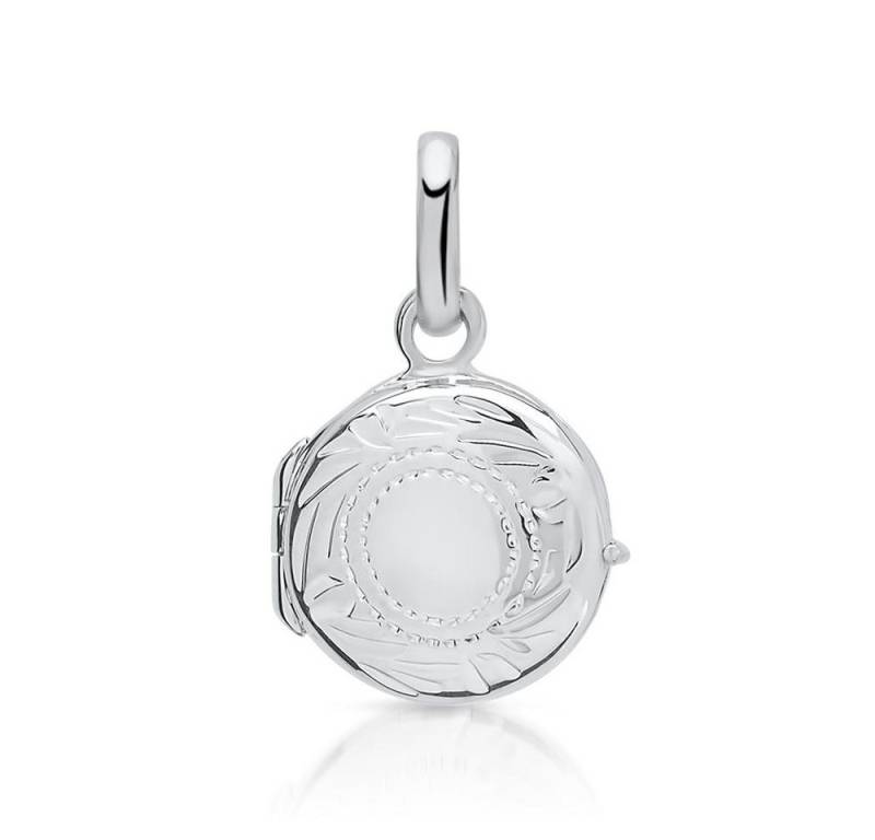 Unique Kettenanhänger Aufklappbares Medaillon rund mit Verzierung 925er Silber SP0317 von Unique