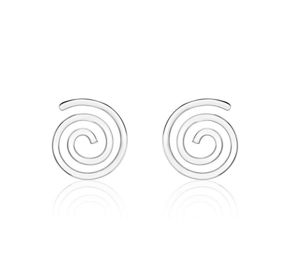 Unique Paar Ohrstecker Ohrstecker für Damen Spiralen aus Sterlingsilber von Unique von Unique