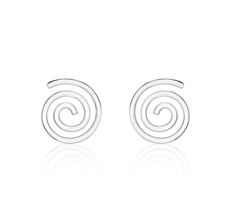 Unique Paar Ohrstecker Ohrstecker für Damen Spiralen aus Sterlingsilber von Unique von Unique