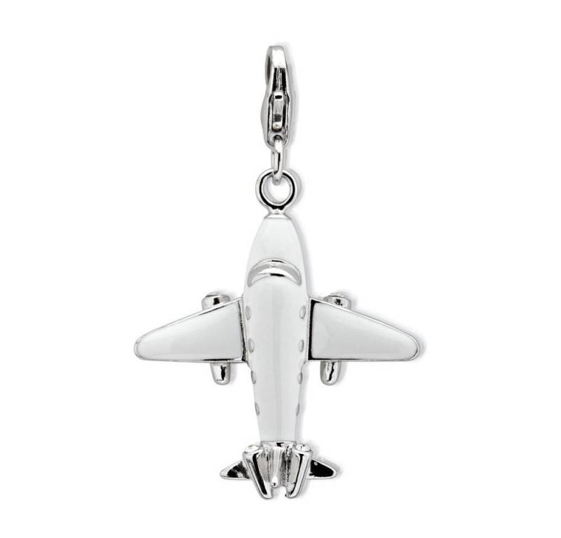 Unique Charm-Einhänger Exklusiver 925 Unique Silber Charm Jet zum Einhängen CH0516 von Unique