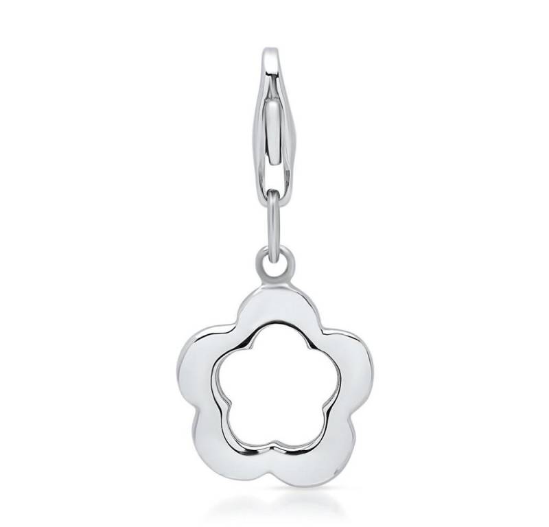 Unique Charm-Einhänger Polierter Unique Edelstahl Charm mit Blumenmuster CS0115 Unique Charm-Einhänger Polierter Unique Edelstahl Charm mit Blumenmuster CS0115 von Unique