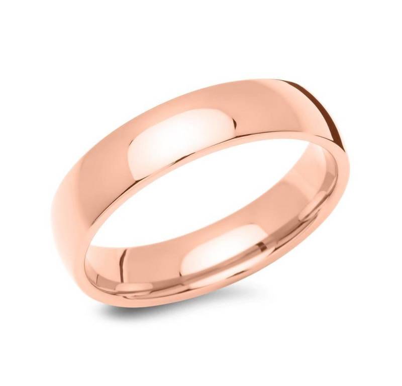 Unique Fingerring Edelstahl in Roségold für Herren in schlichtem Design R9223 von Unique