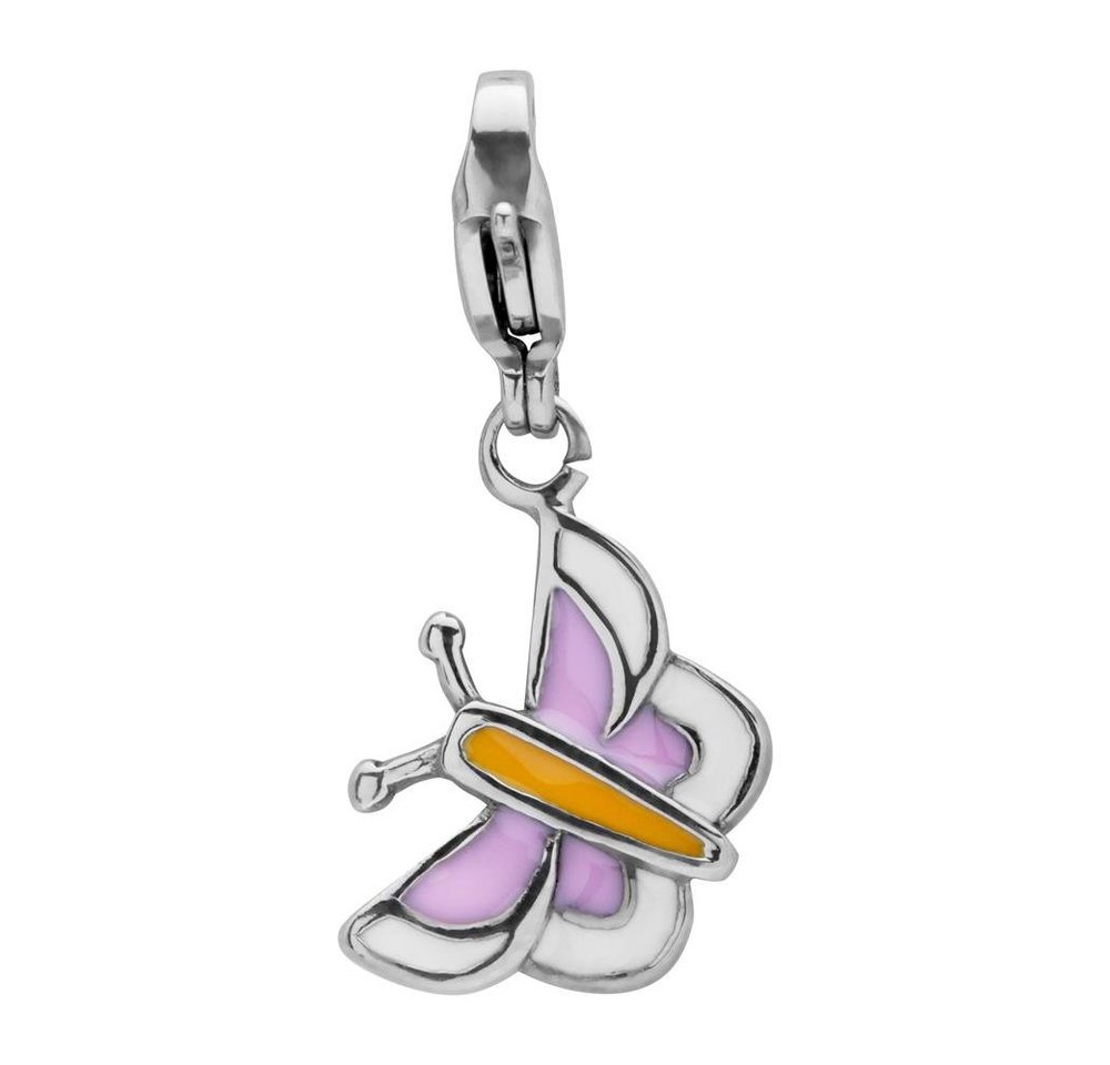 Unique Charm-Einhänger Unique Charm Edelstahl bunter Schmetterling CS0054 von Unique