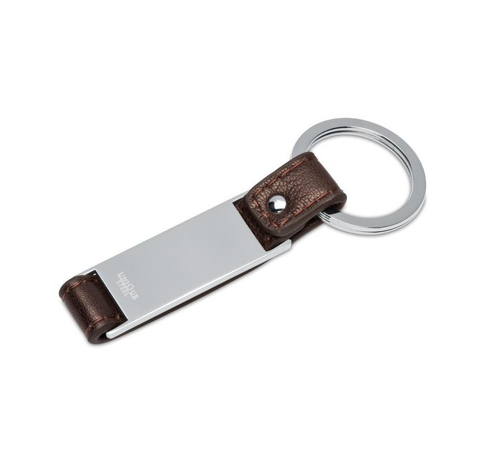 Unique Schlüsselanhänger Schlüsselanhänger Leder Stahl AS0037 von Unique