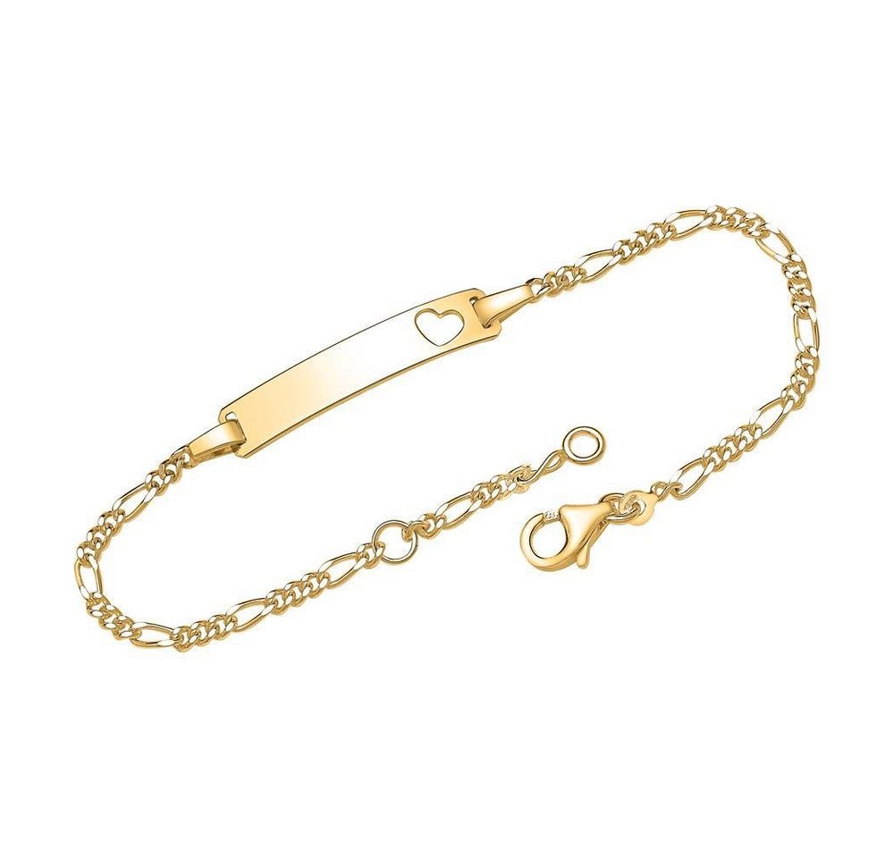 Unique Silberarmband 925er Gold Armband Herz ID1001-G von Unique