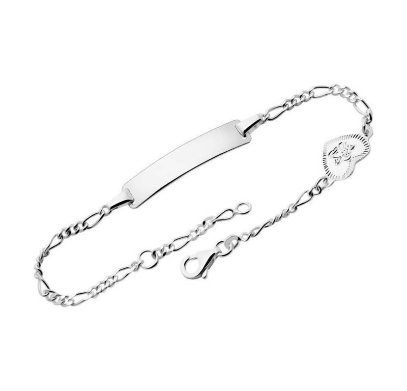 Unique Silberarmband 925er Silber Armband Herz mit Engel von Unique (Länge: 12cm) von Unique