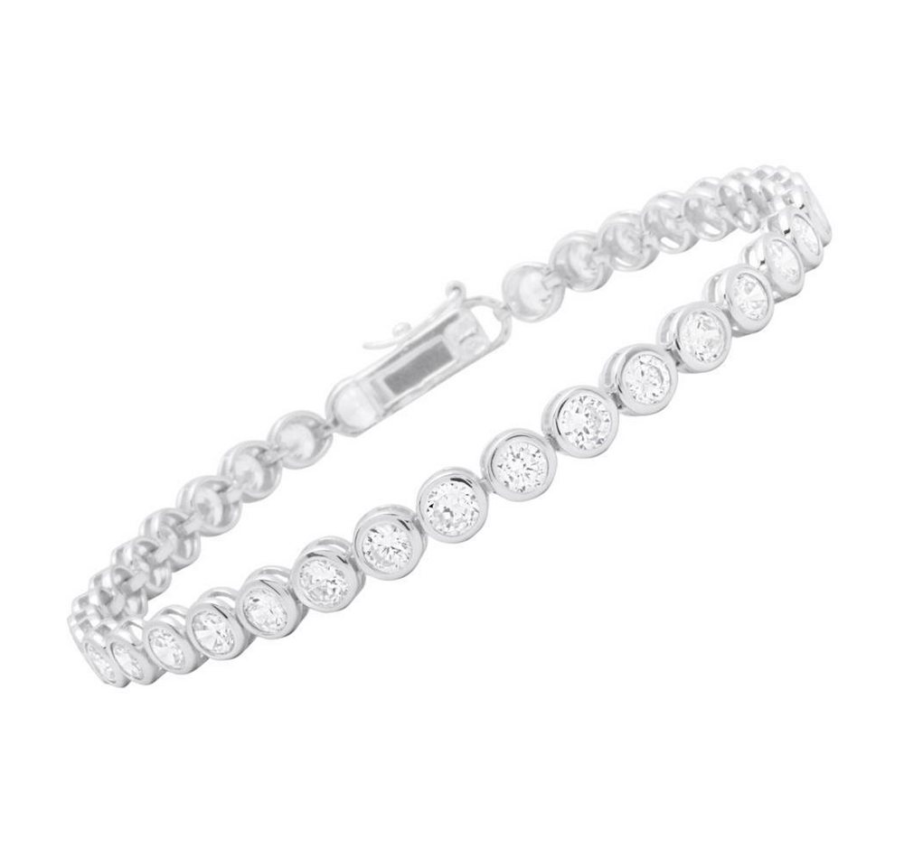 Unique Silberarmband Exklusives Armband Silber Zirkonia Steine 12g - SB0040 von Unique