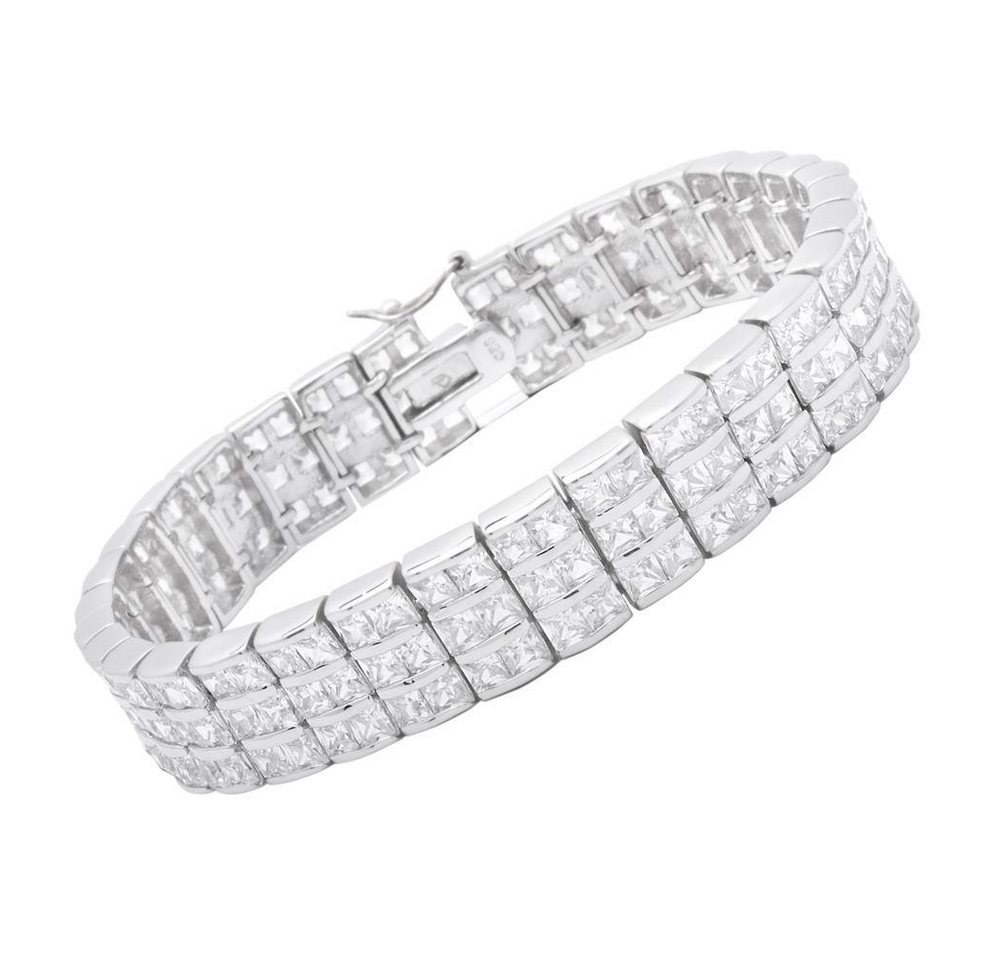 Unique Silberarmband Exklusives Armband Silber Zirkonia Steine 54g - SB0043 von Unique