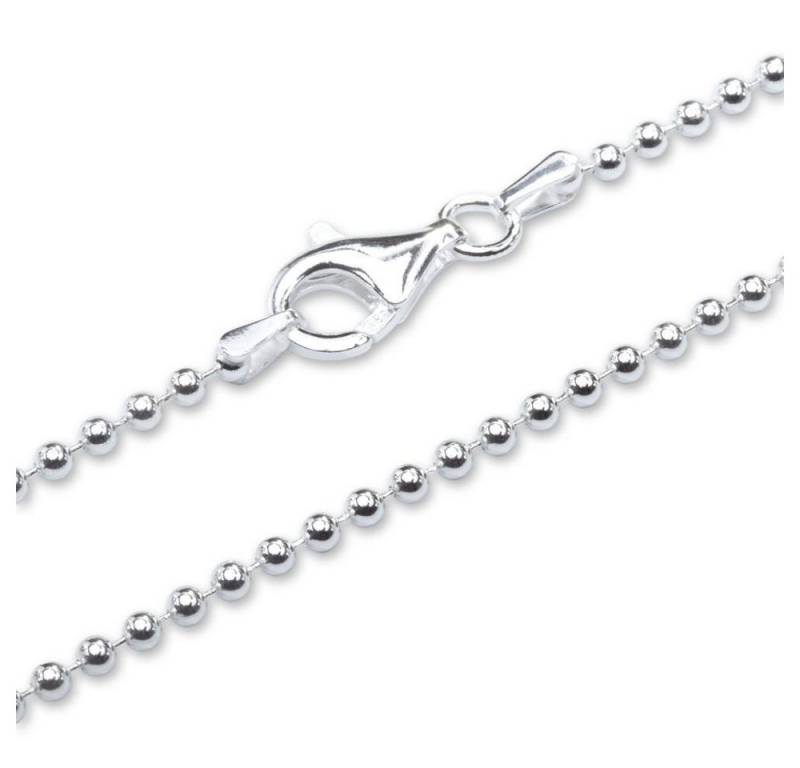 Unique Silberkette Unique Kugelkette 925 Silber 2,2mm Silberkette für Damen und Herren von Unique