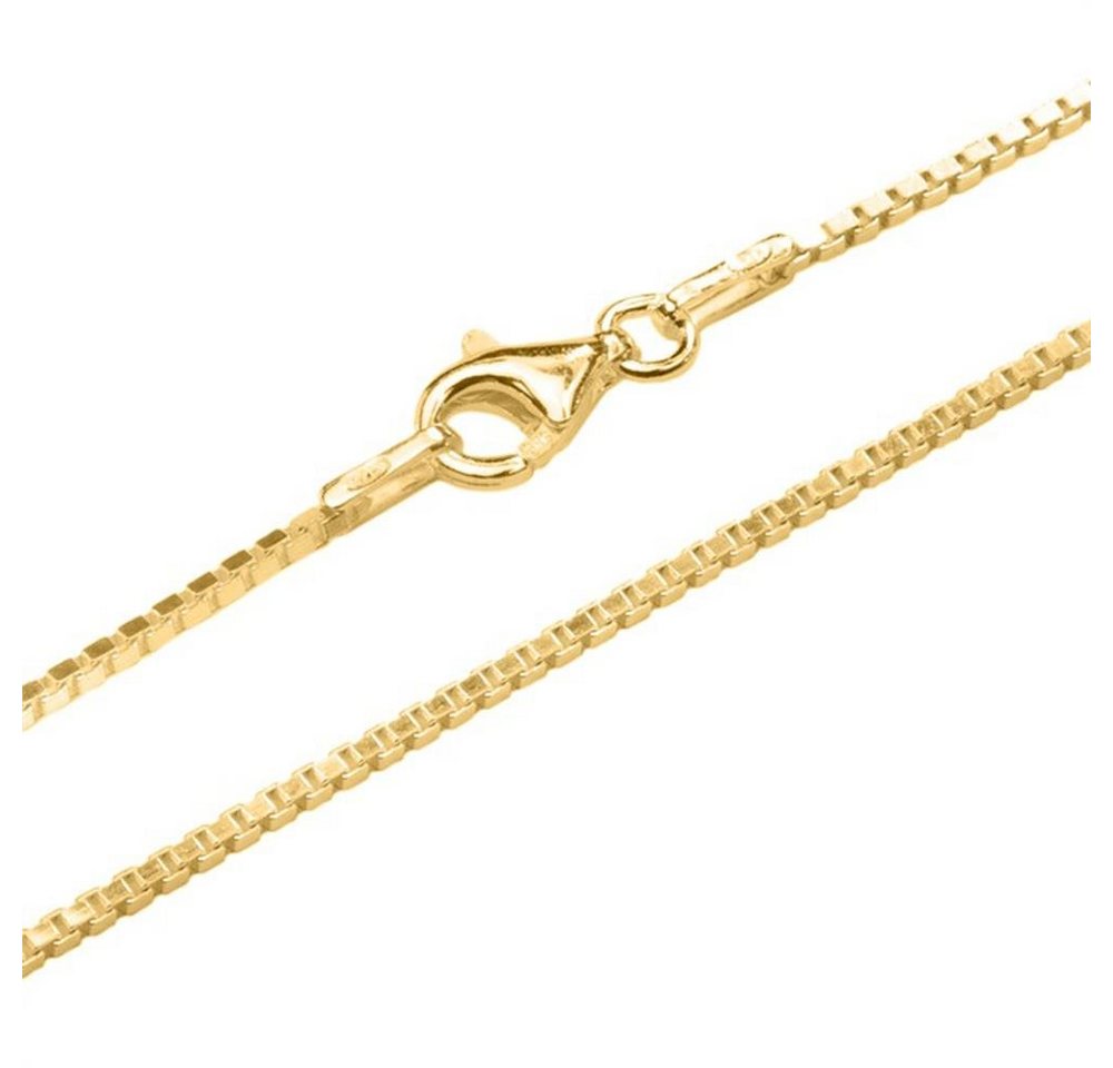 Unique Silberkette Unique Venezianerkette 1,2 mm aus vergoldetem 925er Silber Länge: 40cm Unique Silberkette Unique Venezianerkette 1,2 mm aus vergoldetem 925er Silber Länge: 40cm von Unique