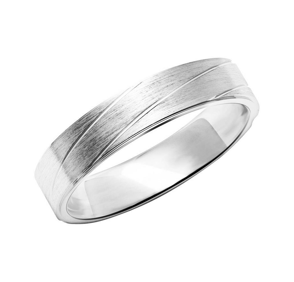 Unique Silberring Ring, Herren von Unique aus 925er Silber, teilmattiert (Größe: 58mm) von Unique