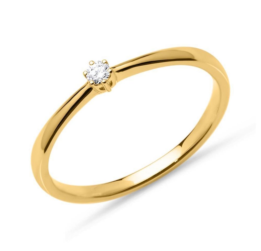 Unique Verlobungsring Verlobungsring Gold Diamant 0,05 ct. VR0130 von Unique