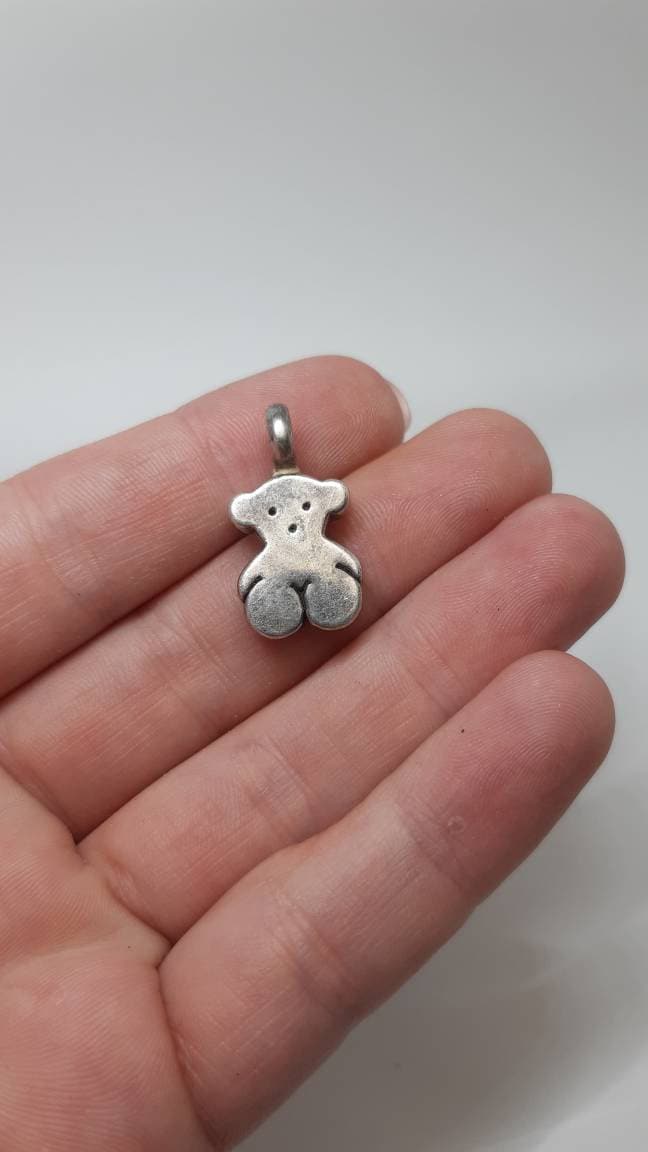 Tous Teddybär Anhänger/Charm Aus Sterlingsilber von UniqueArtGiftStore