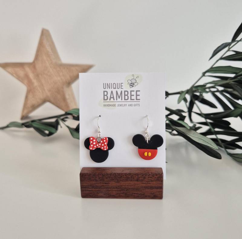 Maus Ohrringe Aus Polymer Clay von UniqueBambee