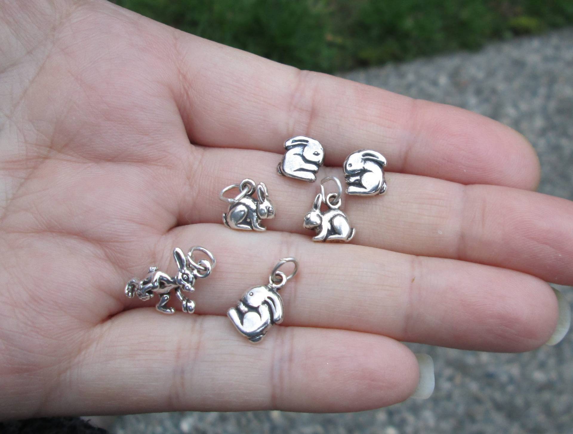 925Er Silber 3-D-Kaninchen-Anhänger, Häschenohrringe, Häschenengel Oder Häschen-Anhänger 925Er Silber 3-D-Kaninchen-Anhänger, Häschenohrringe, Häschenengel Oder Häschen-Anhänger von UniqueDesignersFinds