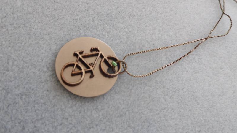 Einzigartige Fahrrad Anhänger Halskette von UniqueDesignsAustin