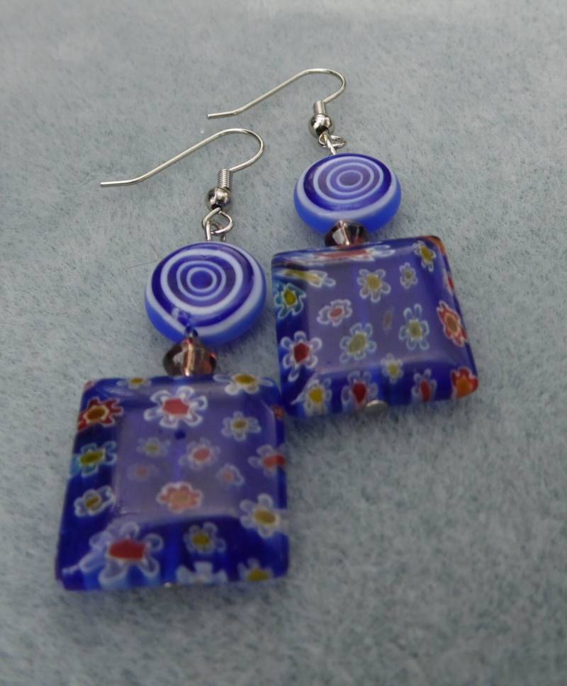 Einzigartige Glas Dangle Ohrring Einzigartige Glas Dangle Ohrring von UniqueDesignsAustin