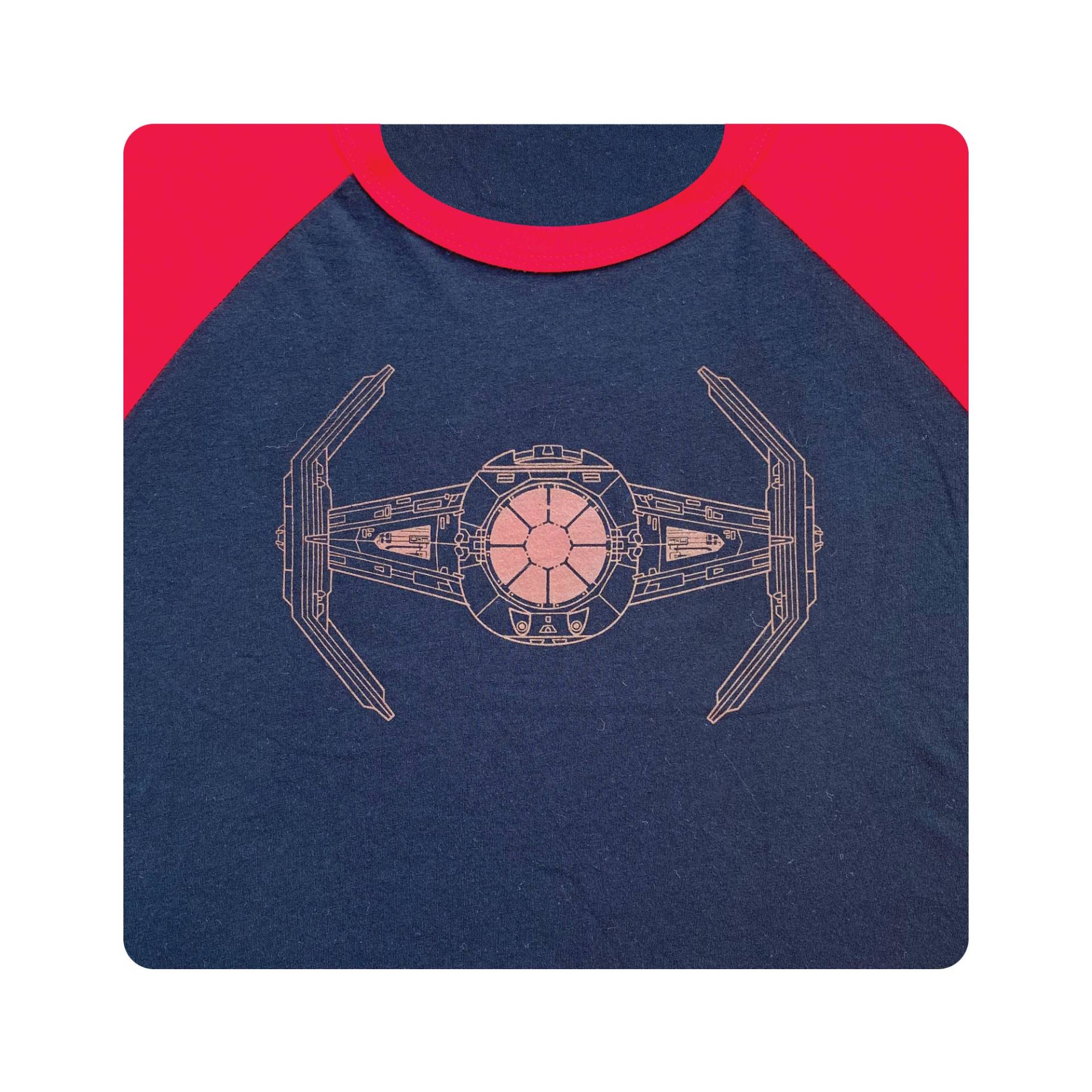 star Fighters - Tie Advanced X1 Rundhals T-Shirt von UniqueFitzDesigns