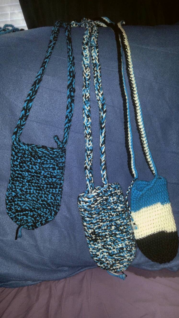 Gehäkelte Wasserflasche Inhaber/Kleine Geldbörsen Gehäkelte Wasserflasche Inhaber/Kleine Geldbörsen von UniqueGirly